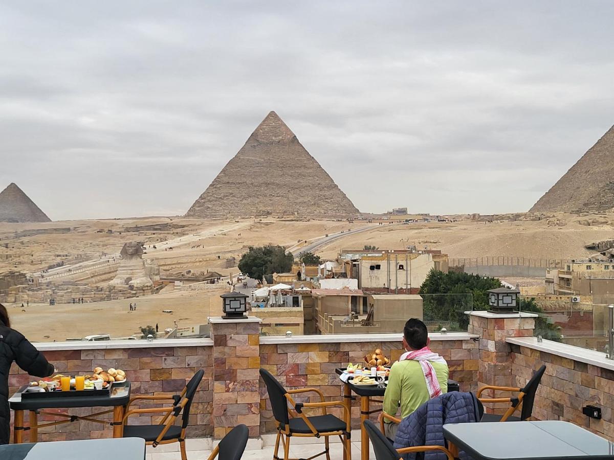 Steps In Pyramids View Hotel Kafret el-Gabal Екстериор снимка