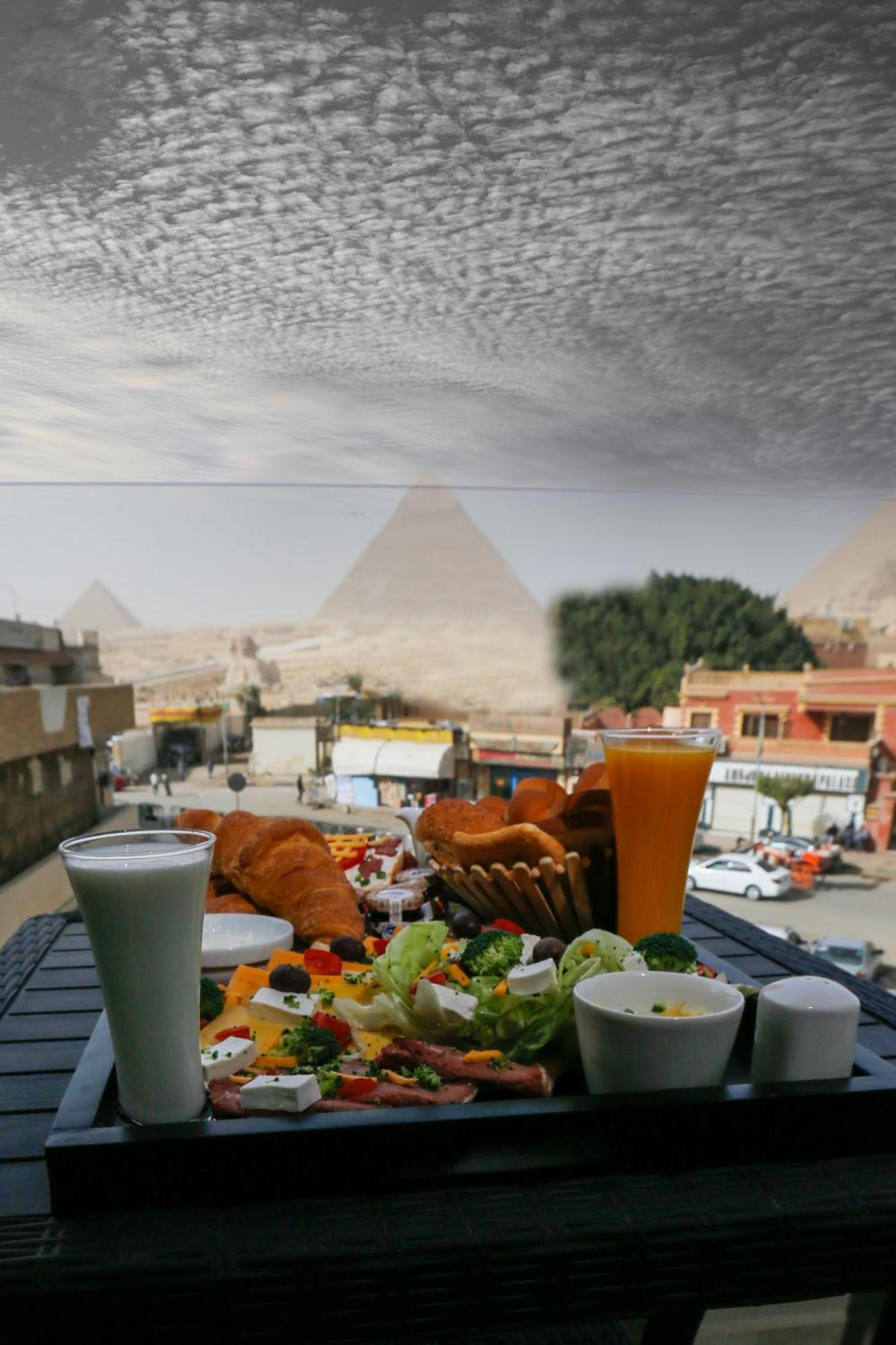 Steps In Pyramids View Hotel Kafret el-Gabal Екстериор снимка