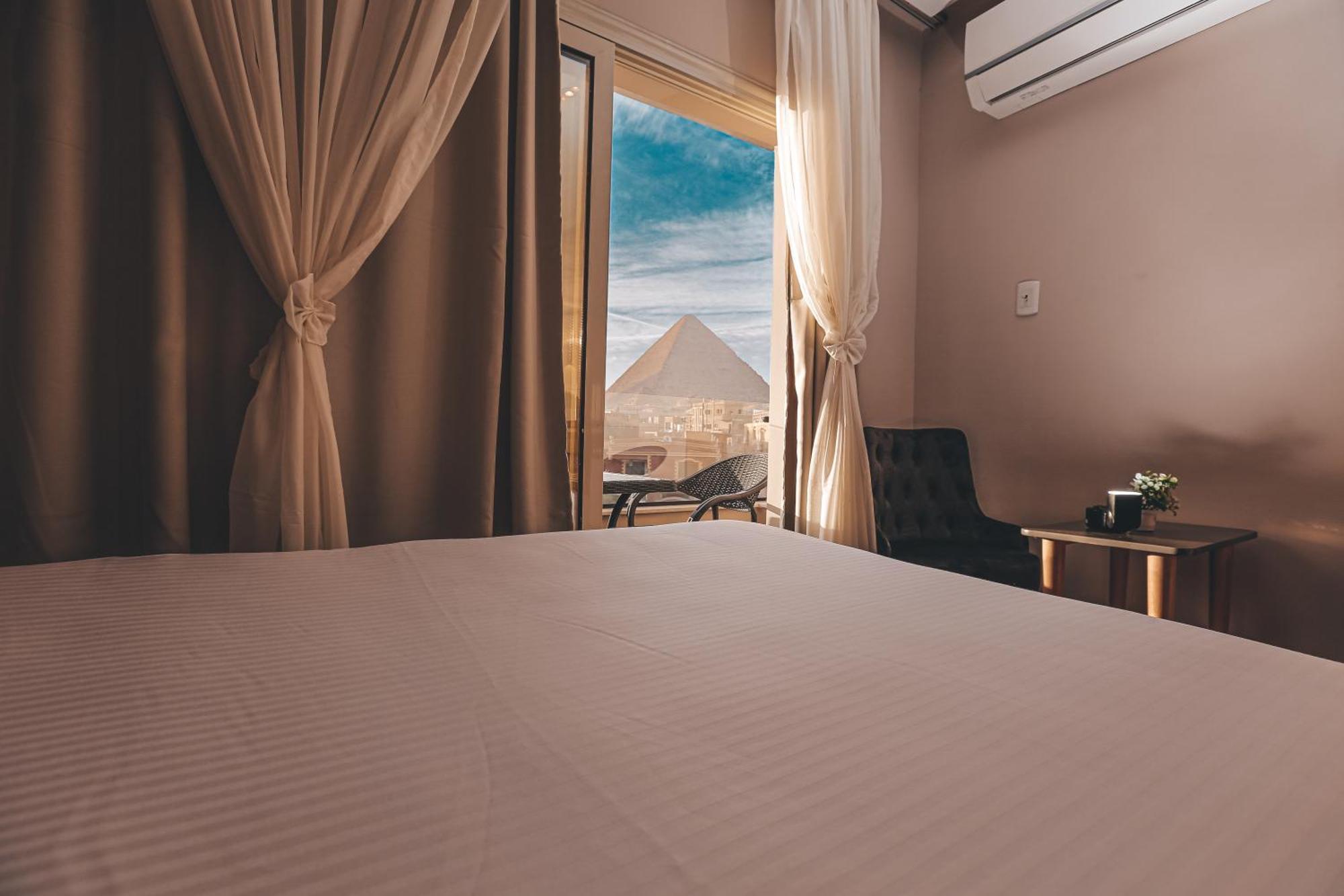 Steps In Pyramids View Hotel Kafret el-Gabal Екстериор снимка