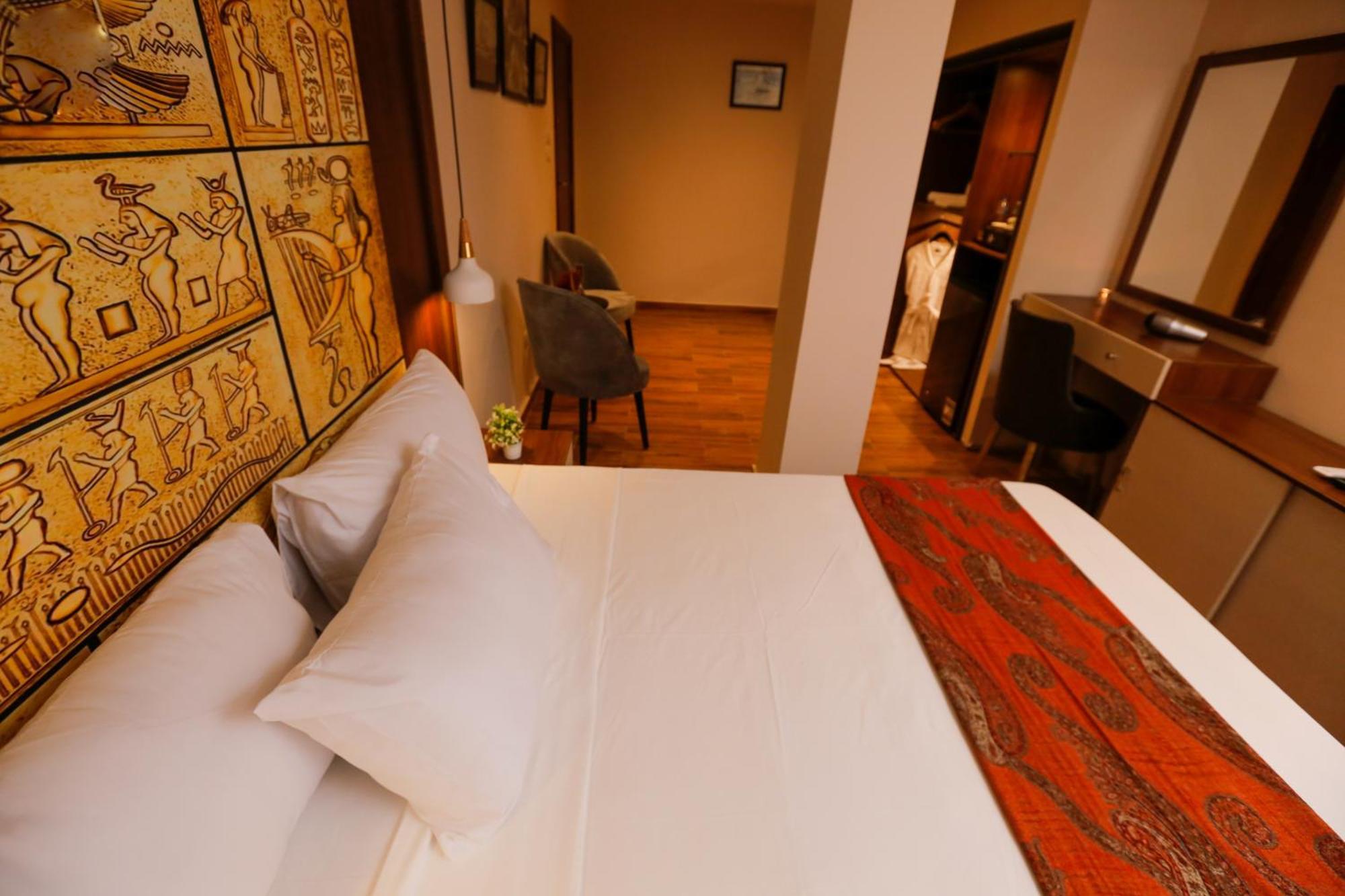 Steps In Pyramids View Hotel Kafret el-Gabal Екстериор снимка