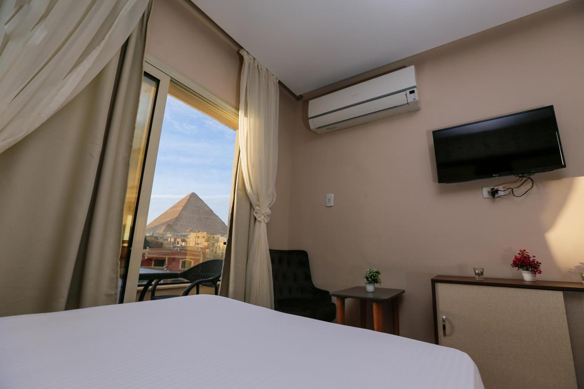 Steps In Pyramids View Hotel Kafret el-Gabal Екстериор снимка